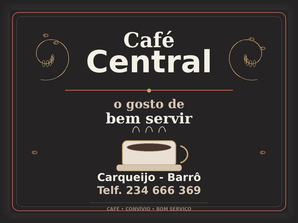 CAF&Eacute; CENTRAL de: Alexandre Luiz de Almeida